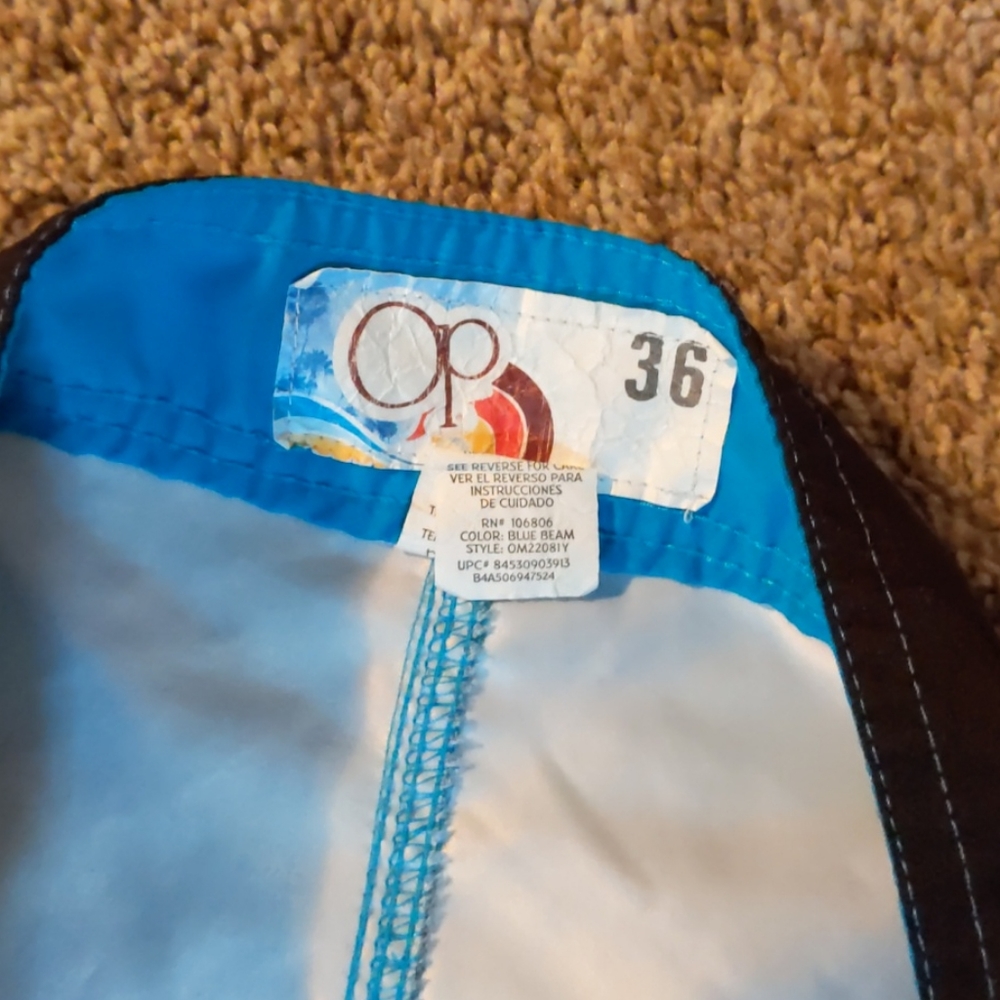OP Board Shorts, Swim Trunks . Size 36 - Picture 6 of 12